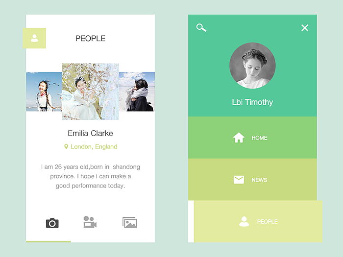 簡(jiǎn)約界面 練習(xí)（圖ZNTEwMjcxMTI=） - APP界面 - 站酷設(shè)計(jì)師ZY0129原創(chuàng)素材 - 站酷ZCOOL