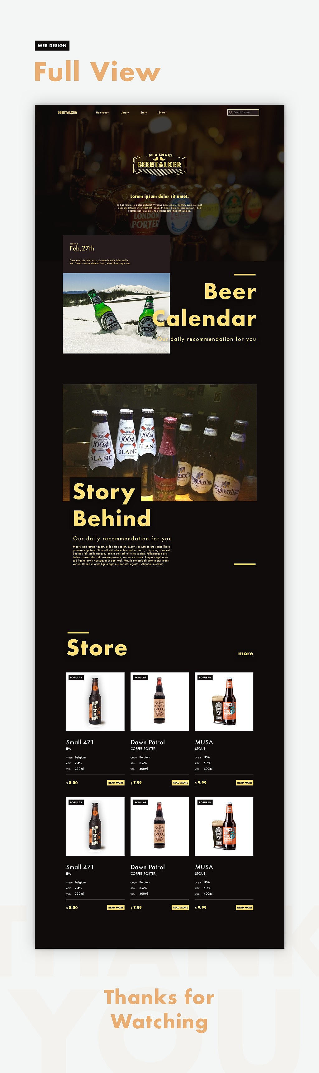 BeerTalker 精酿啤酒馆（图ZNzQ0Nzg1NDQ=） - APP界面 - 站酷设计师Lonist原创素材 - 站酷ZCOOL