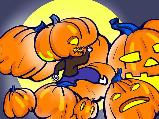 万圣节小南瓜头