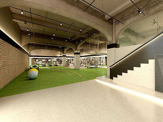 健身房（個(gè)人主頁-ZNTQ1MTg0NjA=） - 商業(yè)空間設(shè)計(jì) - 站酷設(shè)計(jì)師五只的說原創(chuàng)素材 - 站酷ZCOOL