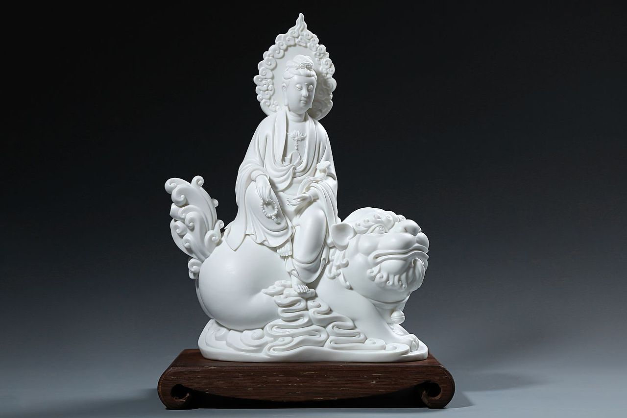 文殊-普贤（图ZMzI5MjAwNDk2） - 工艺品设计 - 站酷设计师指尖匠陶瓷研究所原创素材 - 站酷ZCOOL