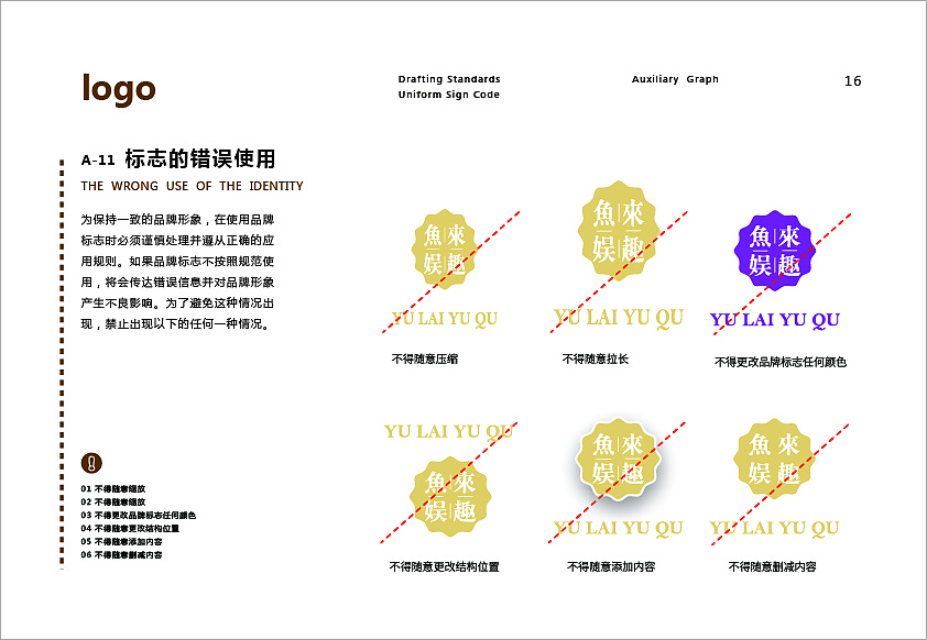 鱼来娱趣休闲零食VIS手册（图ZMTUxNjEwMDky） - 品牌 - 站酷设计师喝咖啡的鱼原创素材 - 站酷ZCOOL