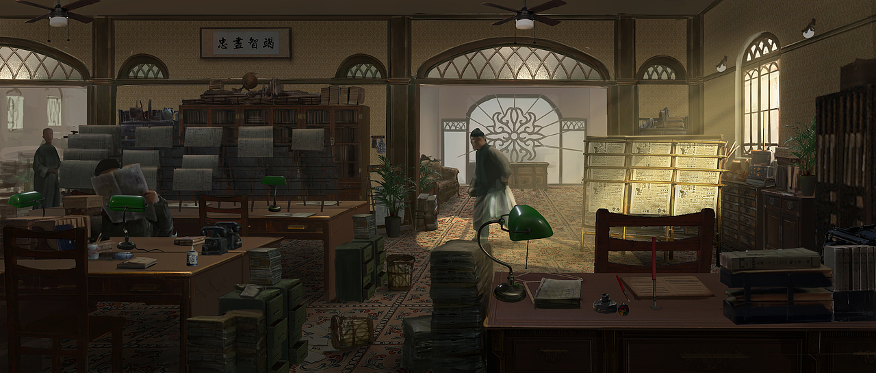 年代,民国场景气氛图(2020年)_mariniekaka-站酷zcool