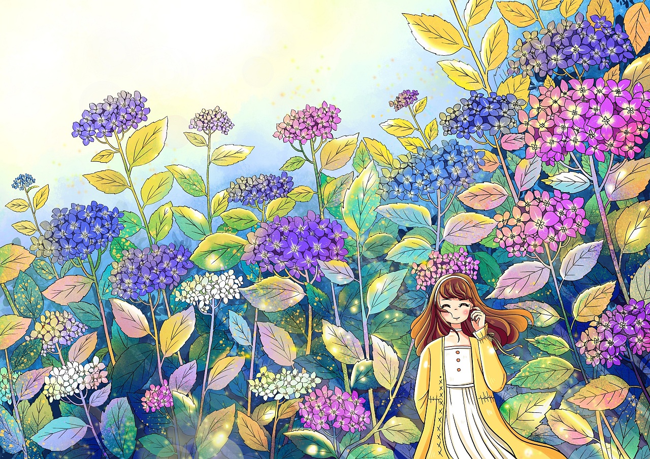 无尽夏|插画|创作习作|画渣雯雯子 - 原创作品 - 站酷 (zcool)