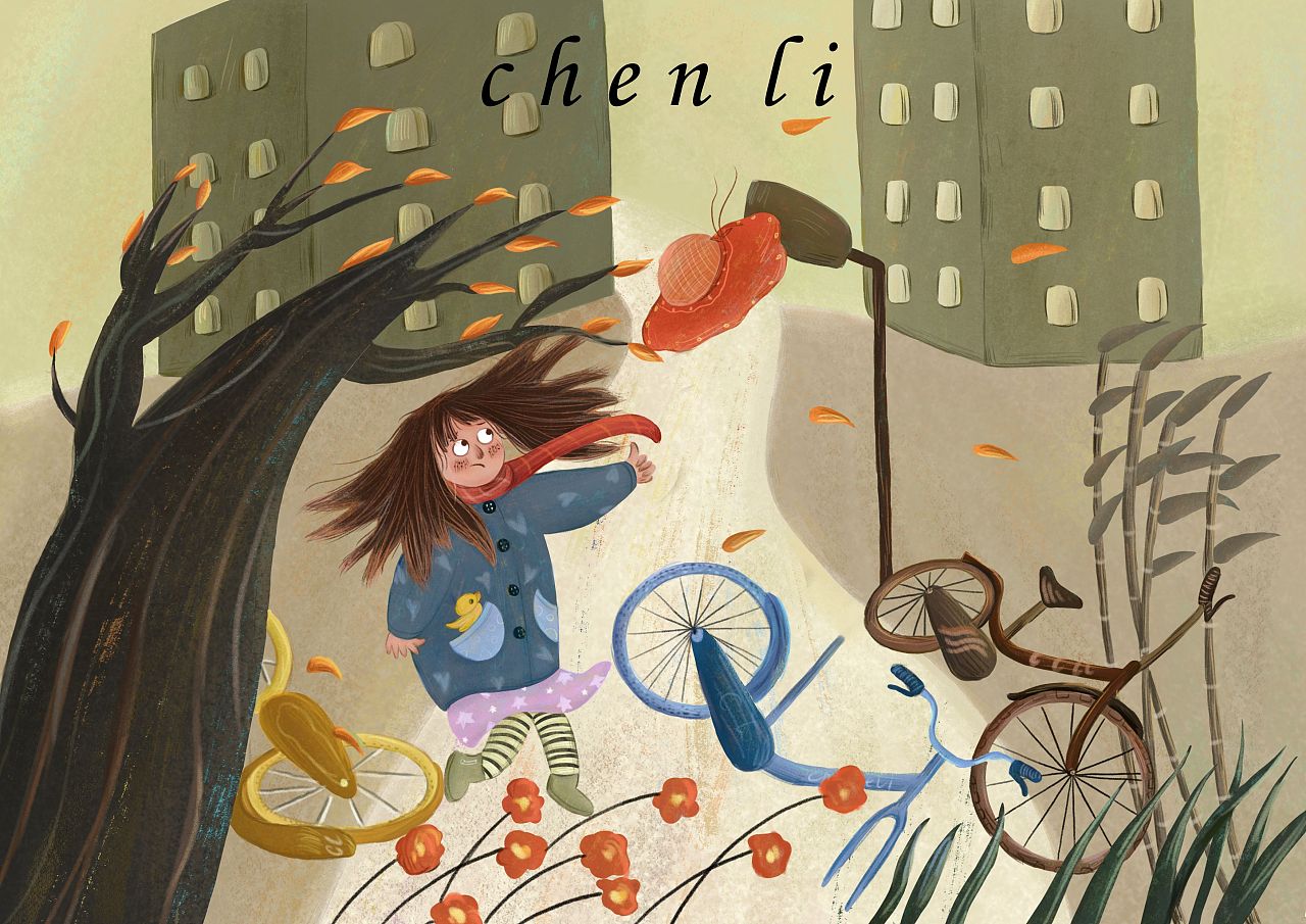 起风了|插画|创作习作|尘粒插画 - 原创作品 - 站酷 (zcool)