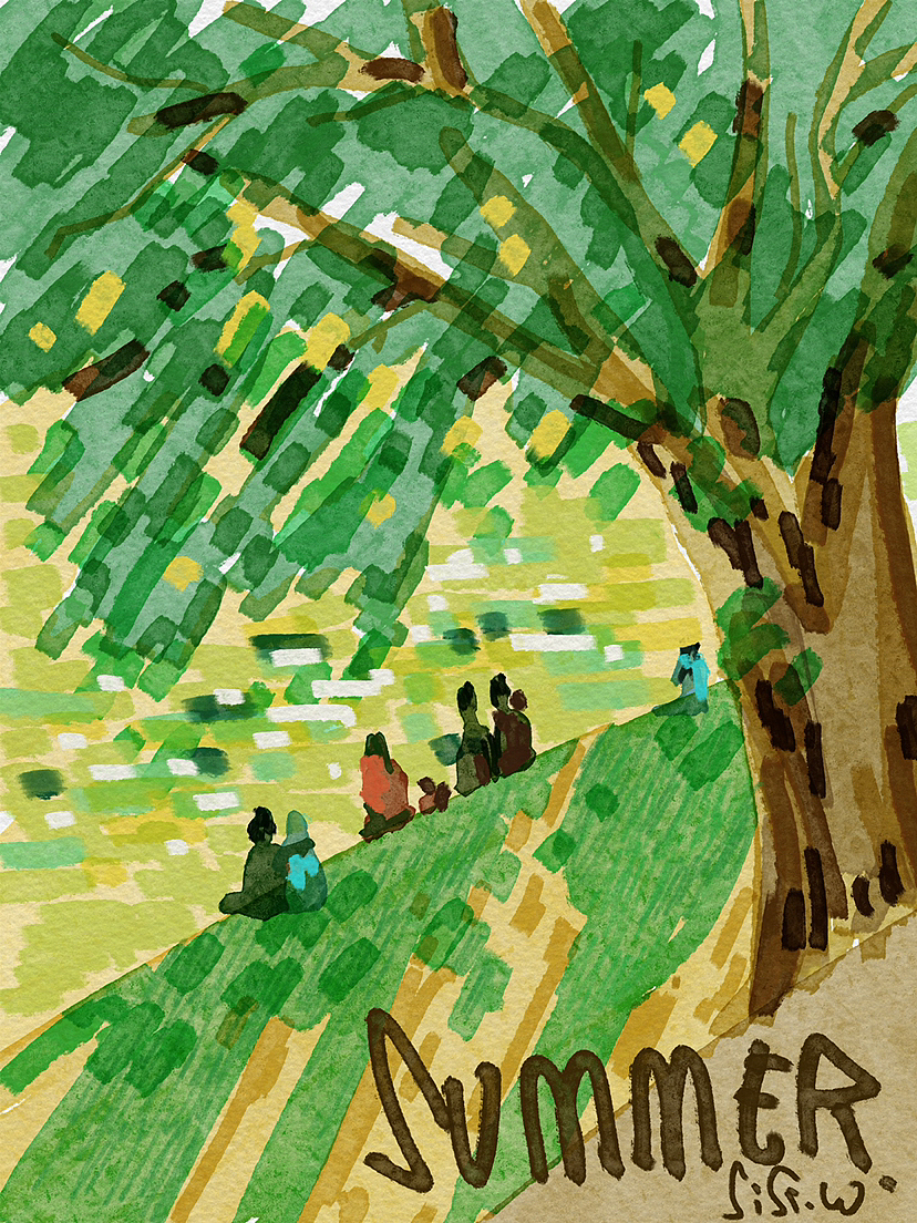 iPad水彩速写练习｜9～10月（图ZMzE5NTkxNzM2） - 创作习作 - 站酷设计师Sisi_W原创素材 - 站酷ZCOOL