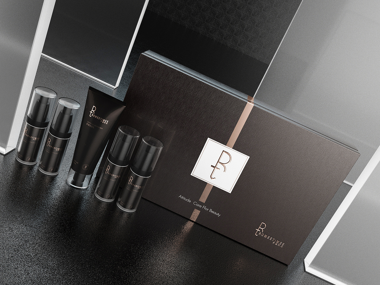 罗漫时光化妆品包装设计