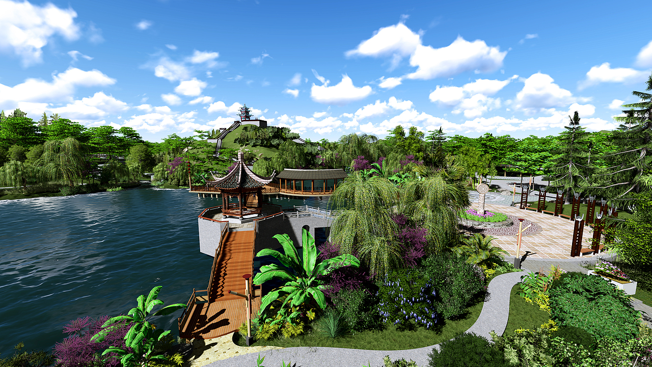 苗香古韵-公园景观设计（图ZNTkxODA3OTI=） - 景观设计 - 站酷设计师张邦国原创素材 - 站酷ZCOOL