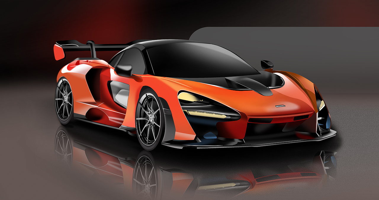 Photoshop 交通工具绘制