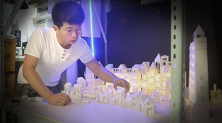 纸艺小镇一（图ZNTU2NTM3NTY=） - 其他手工艺 - 站酷设计师尹利帅纸艺师原创素材 - 站酷ZCOOL
