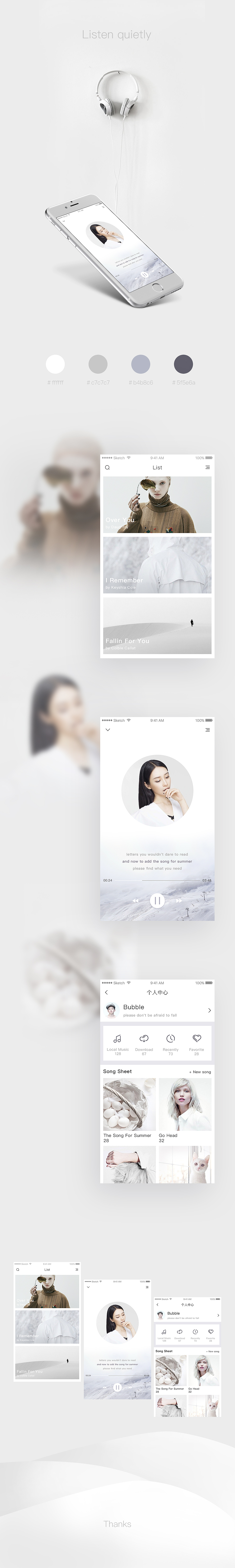 GUI页面配色练习（图ZNjY4MDY0MTY=） - APP界面 - 站酷设计师太古黑猫原创素材 - 站酷ZCOOL