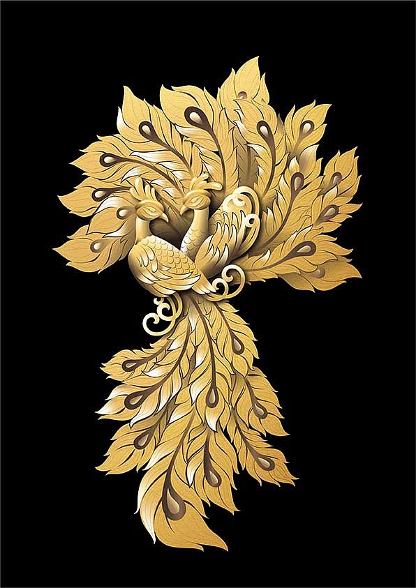 凤凰相框（图ZOTcwODUyNDg=） - 图案 - 站酷设计师Harry0827原创素材 - 站酷ZCOOL