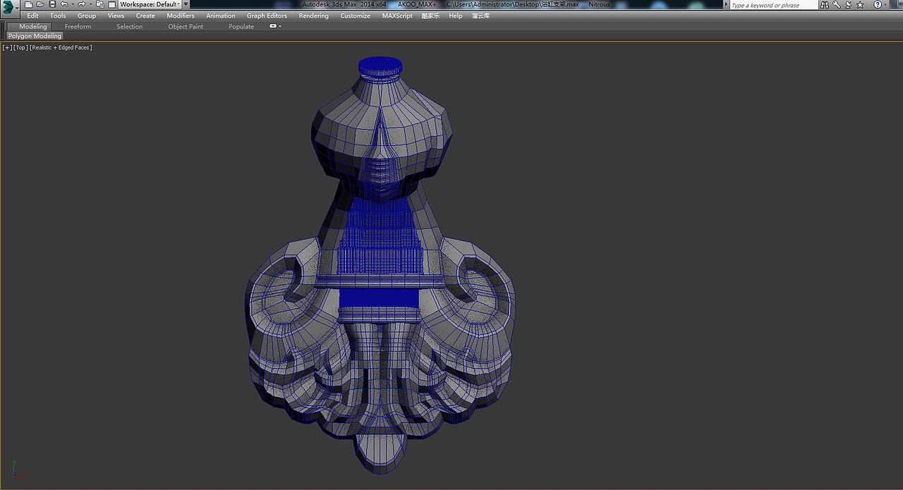 欧式线脚建模布线---看图建模