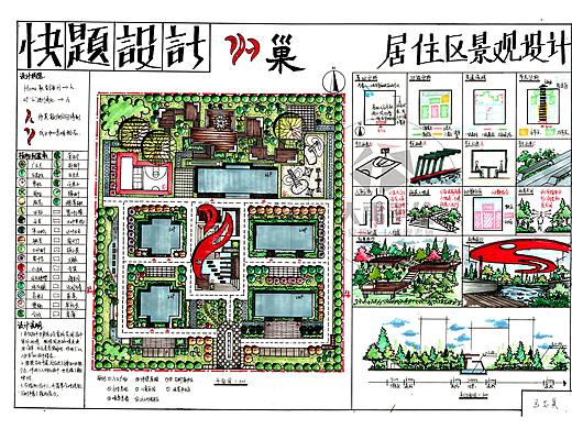 好看的景观快题设计©大禹