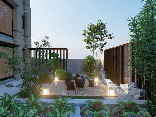 重庆国博城140平花园改造（已完工）