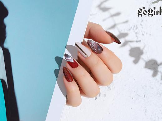 双鱼座主题美甲