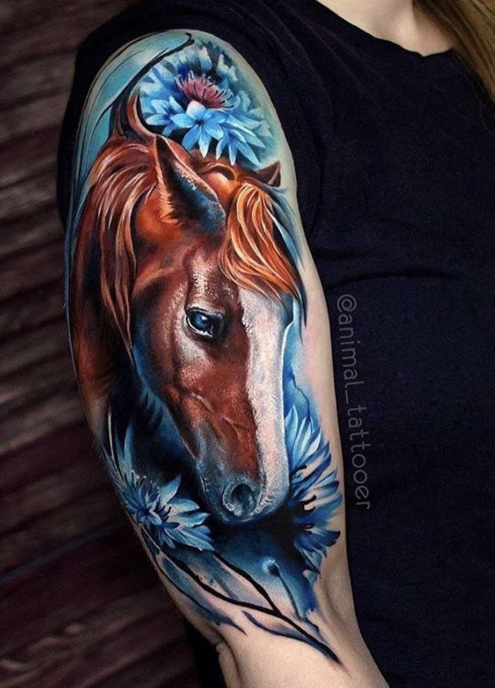 大型欧美传统纹身图案合集胸口蓝色与暖色配色骷髅与（图ZMjAxODk5NDgw） - 时尚/艺术摄影 - 站酷设计师西安纹身佳佳刺青原创素材 - 站酷ZCOOL