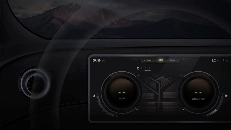 车载HMI（含HUD）概念预研方案（图ZMjc2MDE0Mjg0） - 其他UI - 站酷设计师黑云压辰原创素材 - 站酷ZCOOL