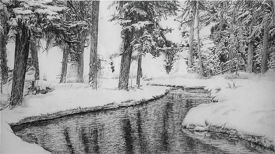修改河水,继续推画