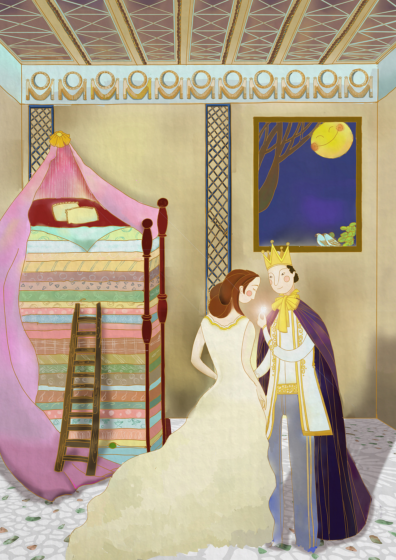 豌豆公主|插画|儿童插画|ricky_ - 原创作品 - 站酷 (zcool)