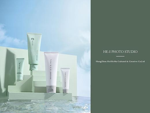 杭州产品摄影「美容护肤 洁面乳 」黑和马