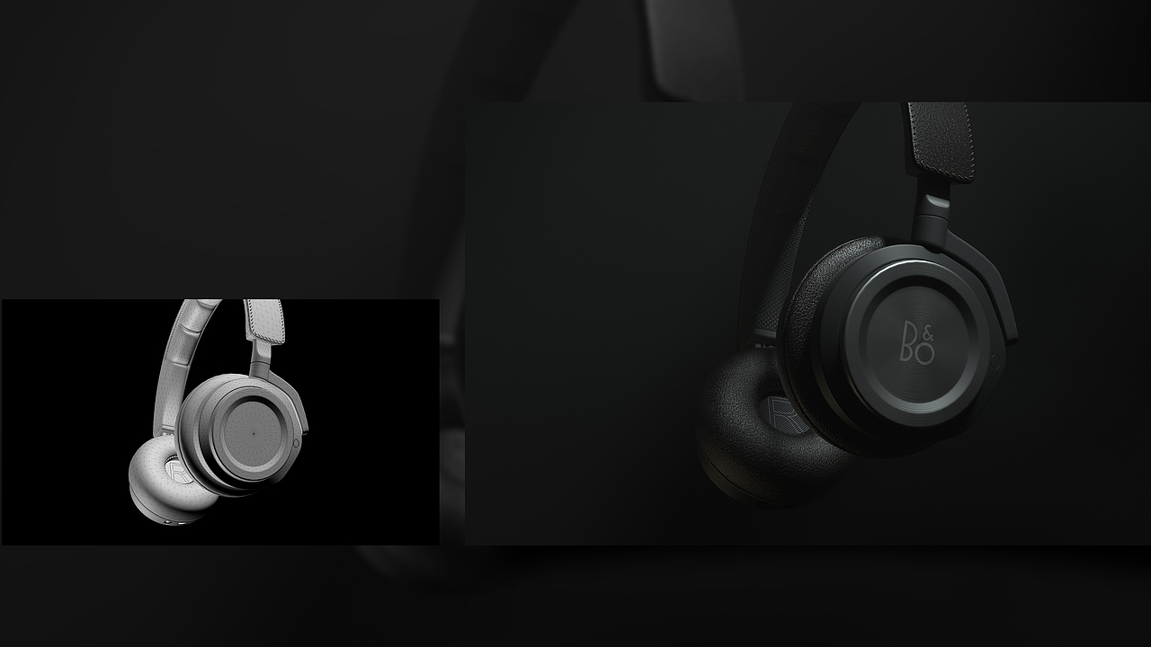 B&O头戴皮质耳机 产品渲染练习（图ZMjMyOTk2NTI0） - 产品 - 站酷设计师猫设了个计原创素材 - 站酷ZCOOL