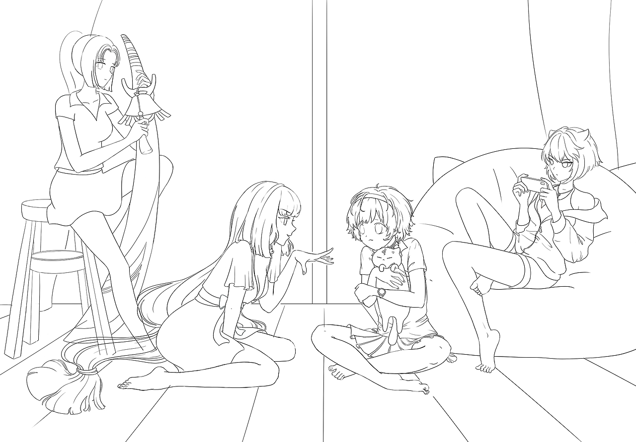 游戏同人绘画比赛作品