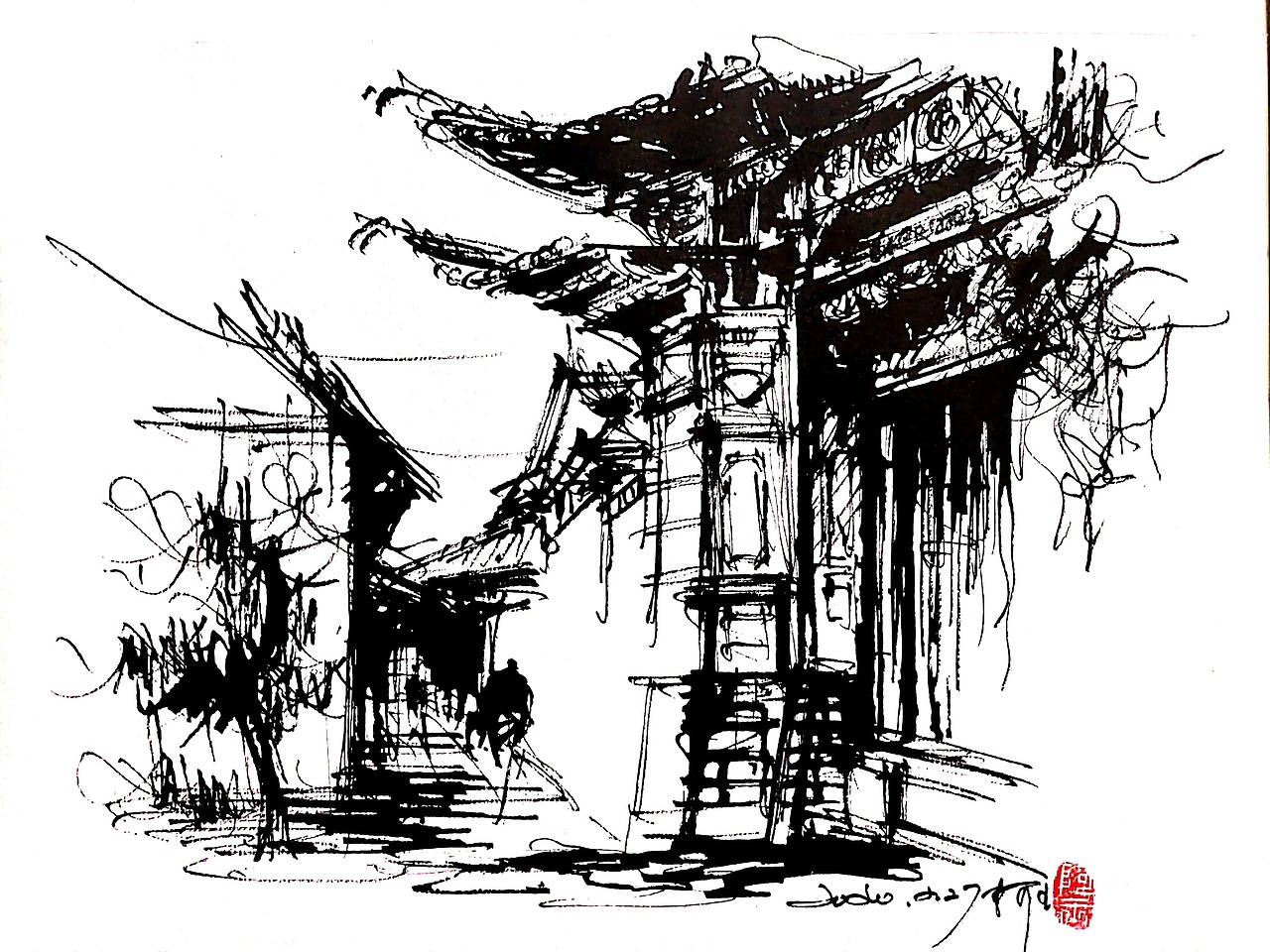 阿王速写（图ZMTk3MjY1OTUy） - 绘画 - 站酷设计师阿王手绘原创素材 - 站酷ZCOOL