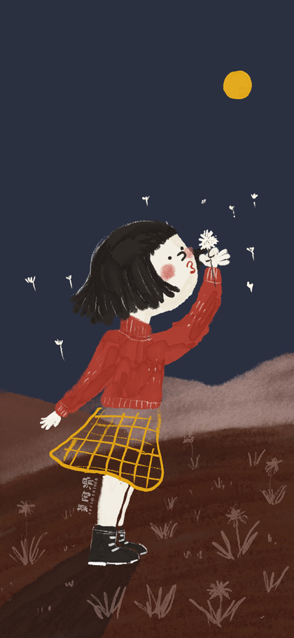 谁会不喜欢可爱的手绘风格手机壁纸