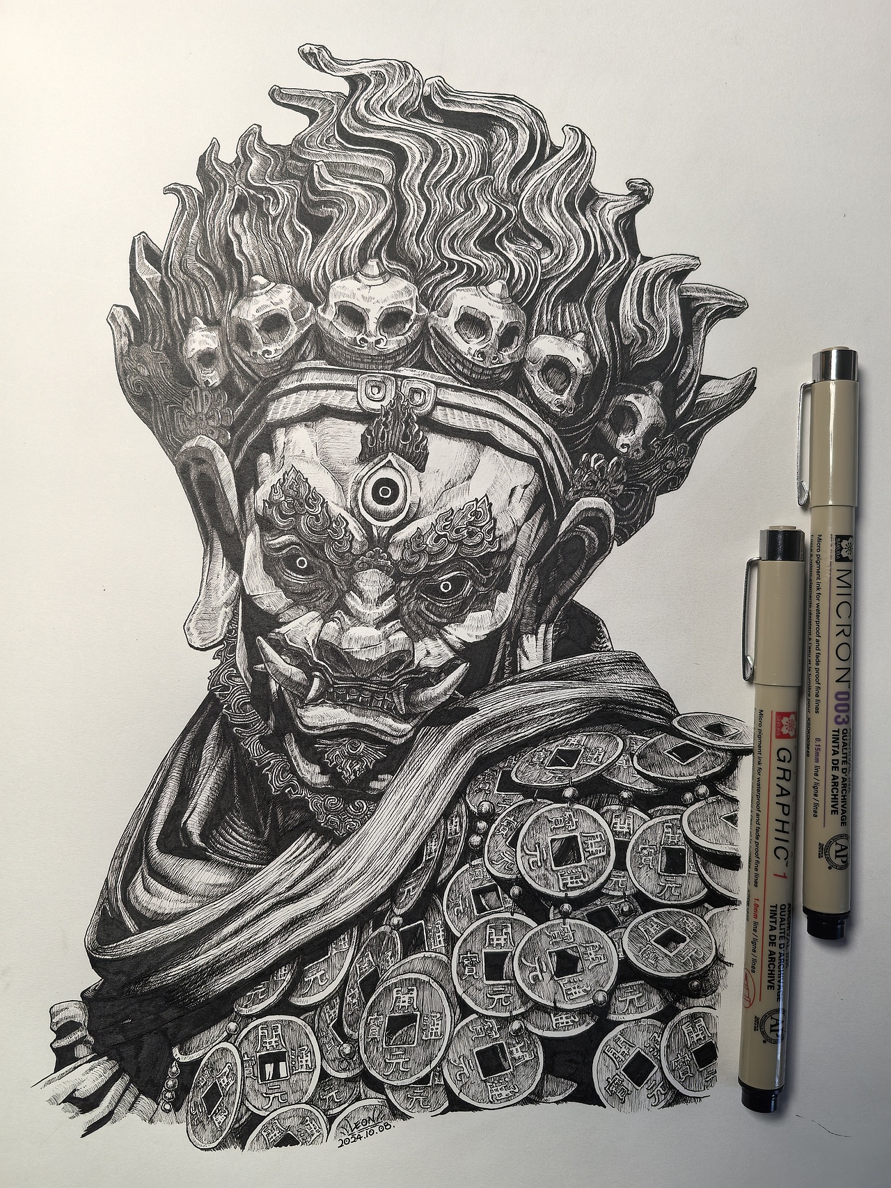 黑神话悟空-百戏傩面（图ZMzc5NjE2MDg0） - 艺术插画 - 站酷设计师LeonKT原创素材 - 站酷ZCOOL