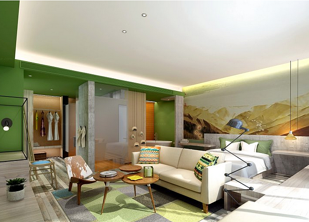 黄石酒店设计公司-黄冈轩玲珑酒店设计