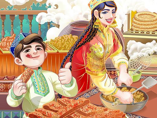 馕的网红吃法——爆炒馕--网红食品，代言新疆
