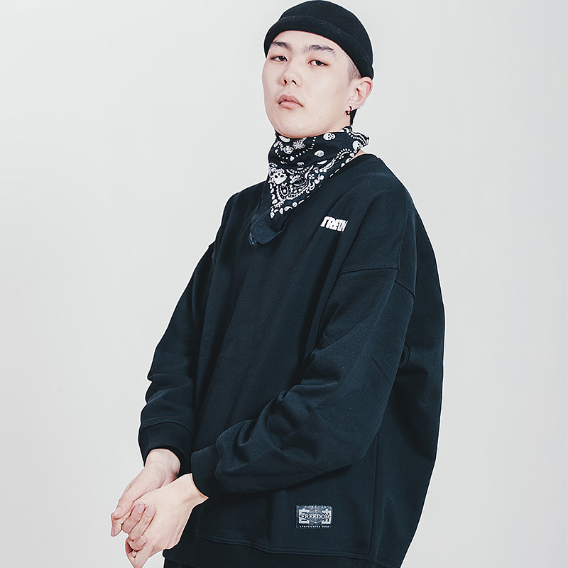 stretag思锐泰格原创设计男装黑色卫衣