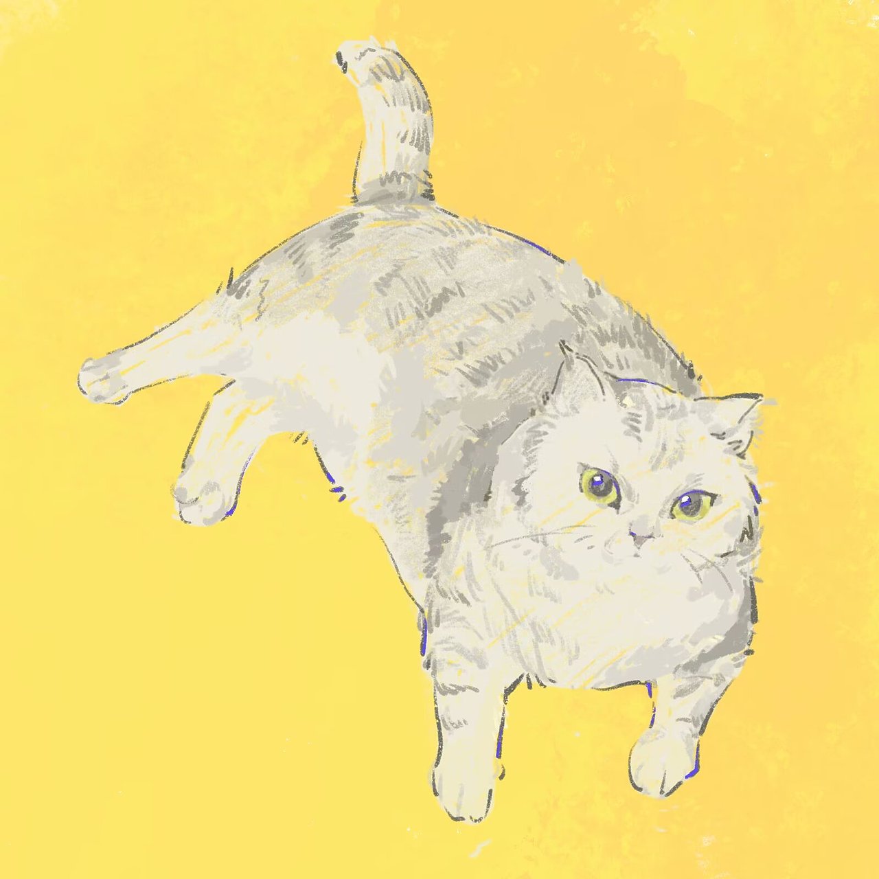 正方形小动物头像