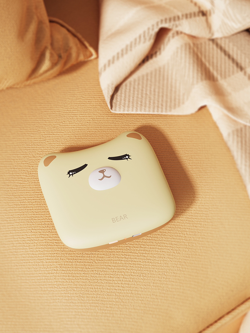 梦研社✖️害羞的面包熊暖手宝充电宝
