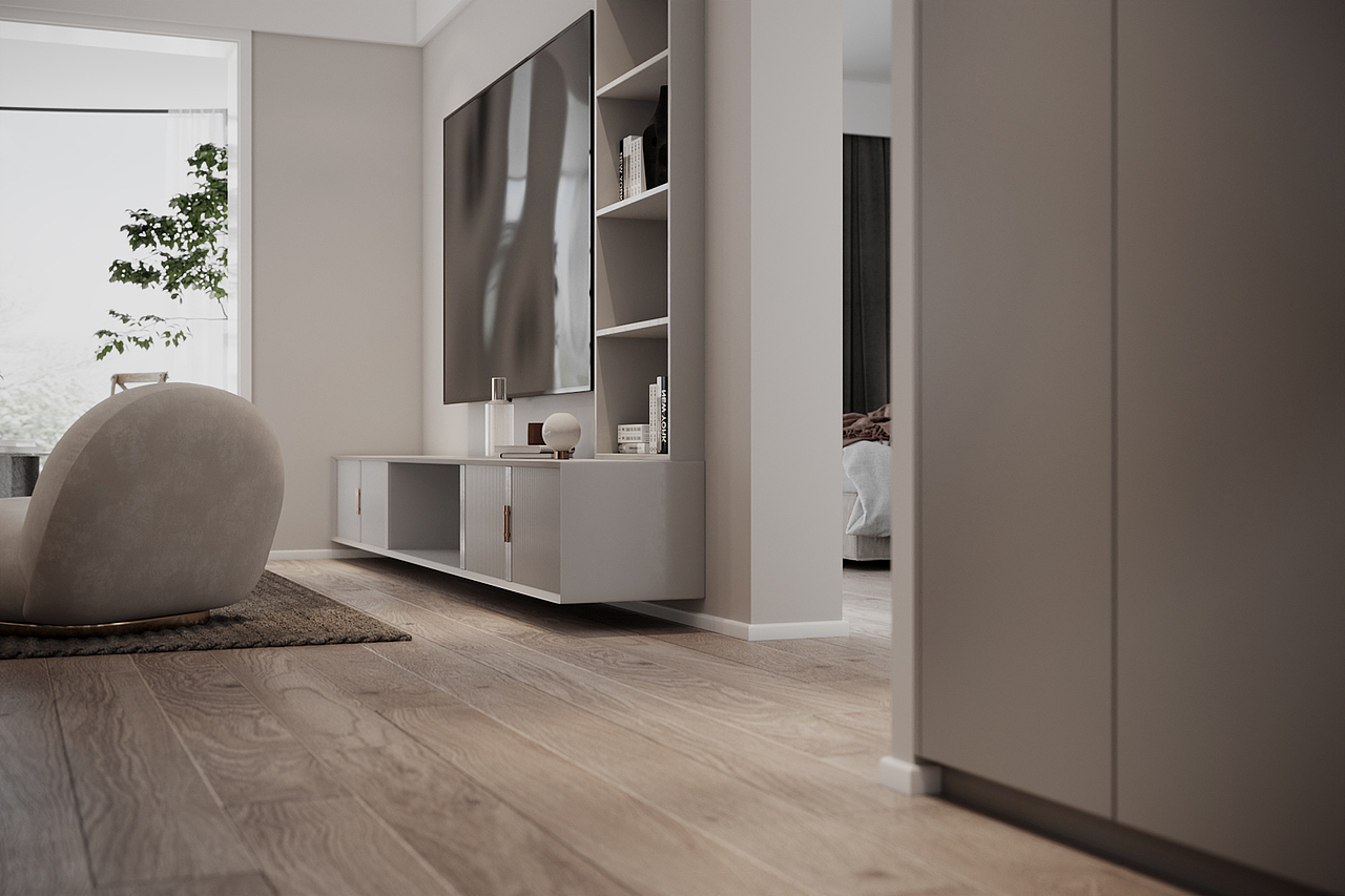 Hongkang Garden 100平 混搭风（图ZMjc1Mzg2MTgw） - 家装设计 - 站酷设计师壹山半空间设计原创素材 - 站酷ZCOOL