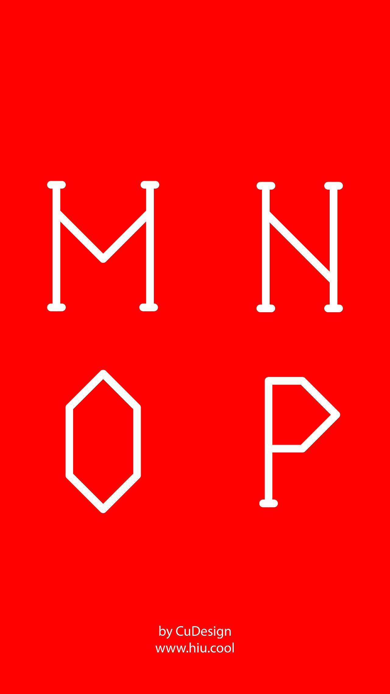 黄金比例晶体字