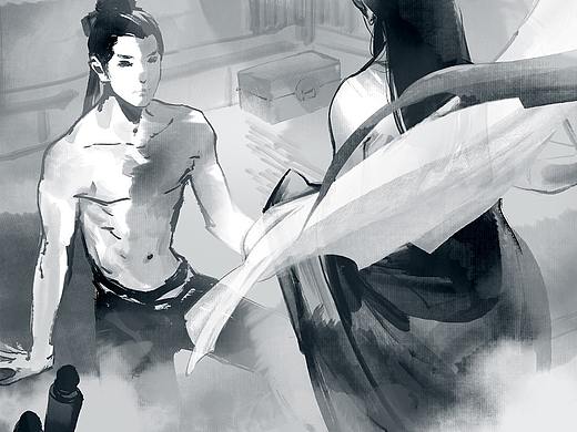 【绿衣女】