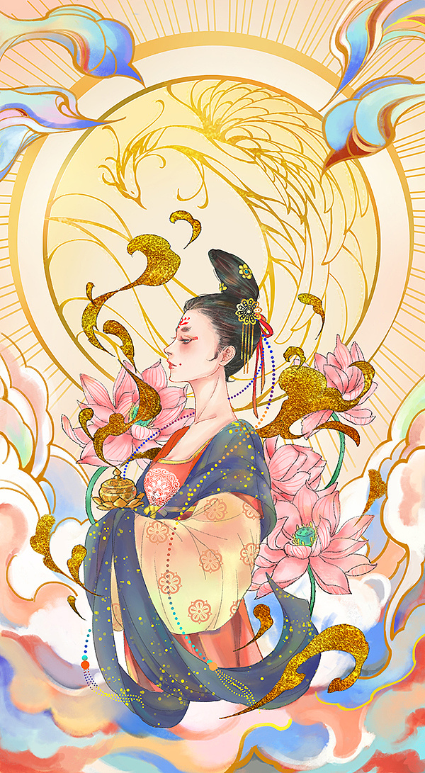 画中仙-金乌供养人