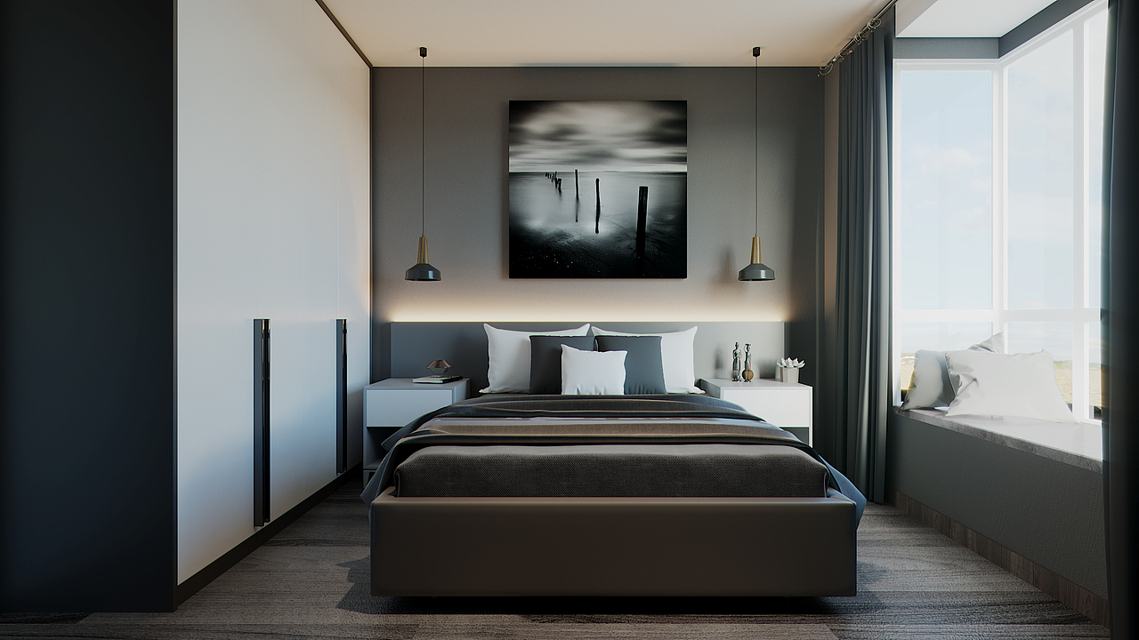 灰色极简（图ZMTIyNTkzNjAw） - 家装设计 - 站酷设计师那我要偏说不呢原创素材 - 站酷ZCOOL