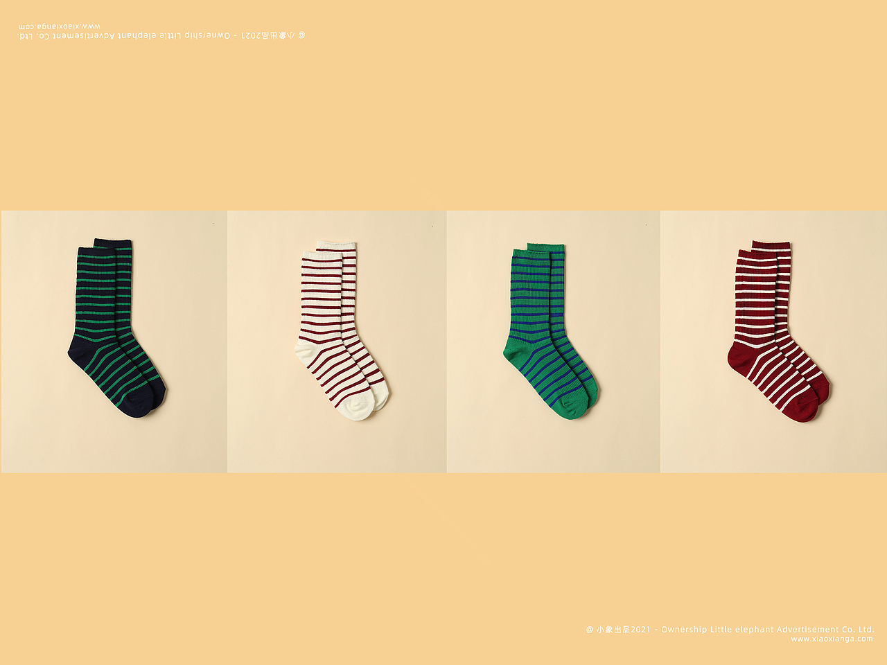 电商摄影袜子创意平面广告x小象摄影