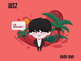 鼠标垫插画设计