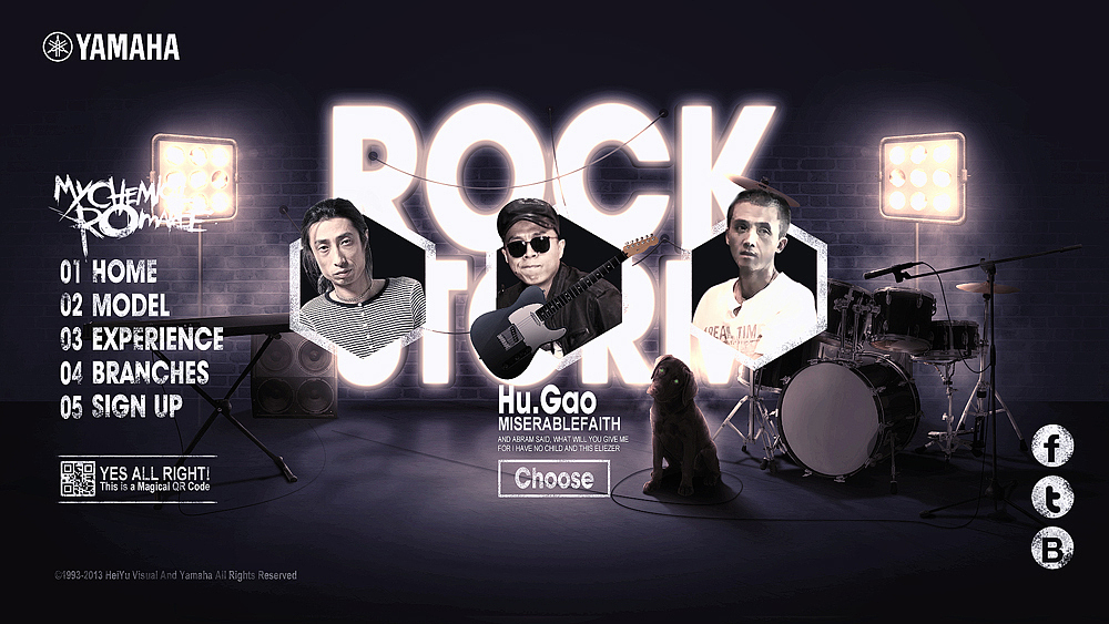 YAMAHA摇滚风暴（图ZMTMxNjYyMzY=） - 其他网页 - 站酷设计师HeiYu88原创素材 - 站酷ZCOOL
