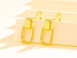 珠寶攝影 - 黃金耳釘