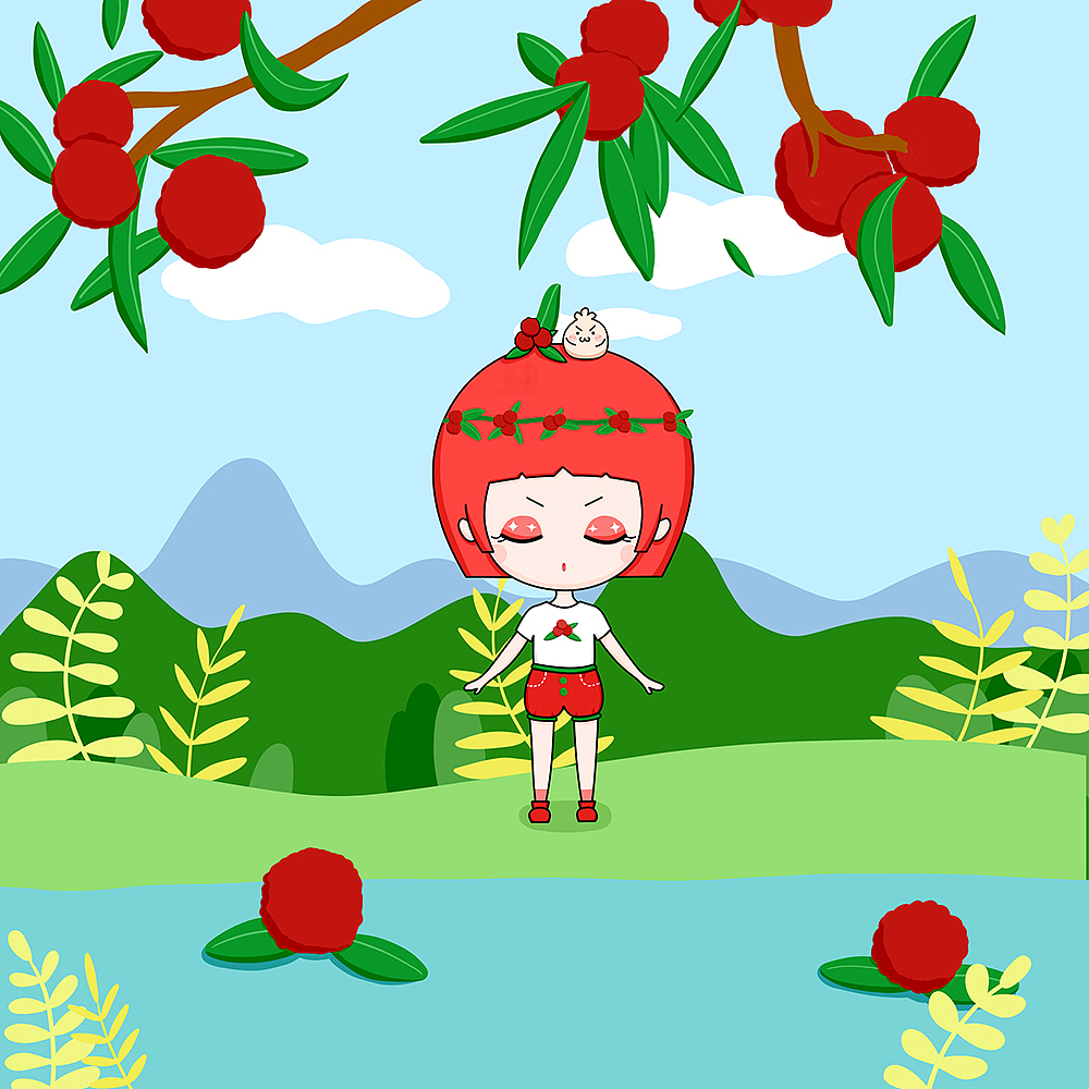 唐包子-《水果包子系列》（图ZMjQzNTc5MDky） - 儿童插画 - 站酷设计师蛇皮僵原创素材 - 站酷ZCOOL