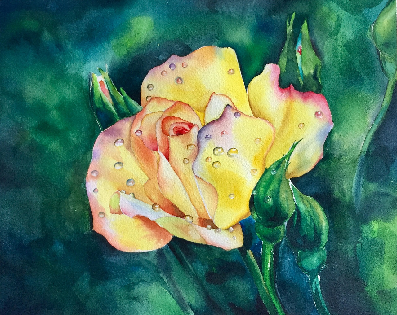 水彩|纯艺术|绘画|狐做非为i七仔_原创作品-站酷zcool