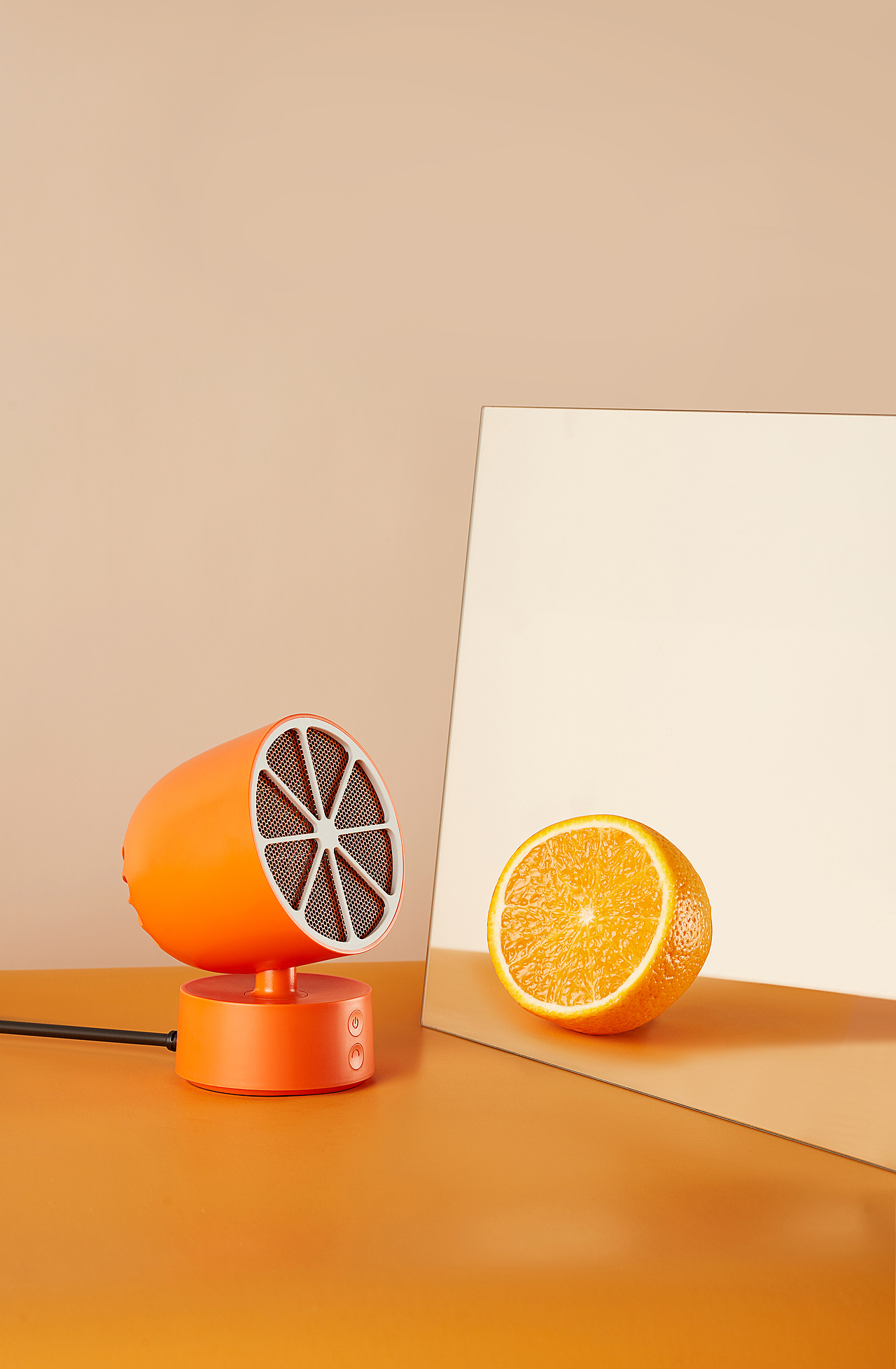 几素橙子暖风机