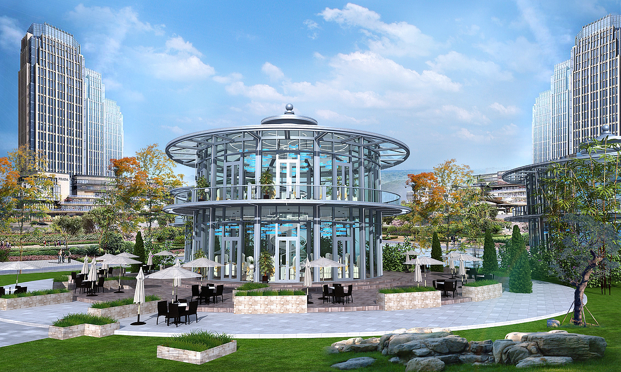 外景餐厅搭配阳光房