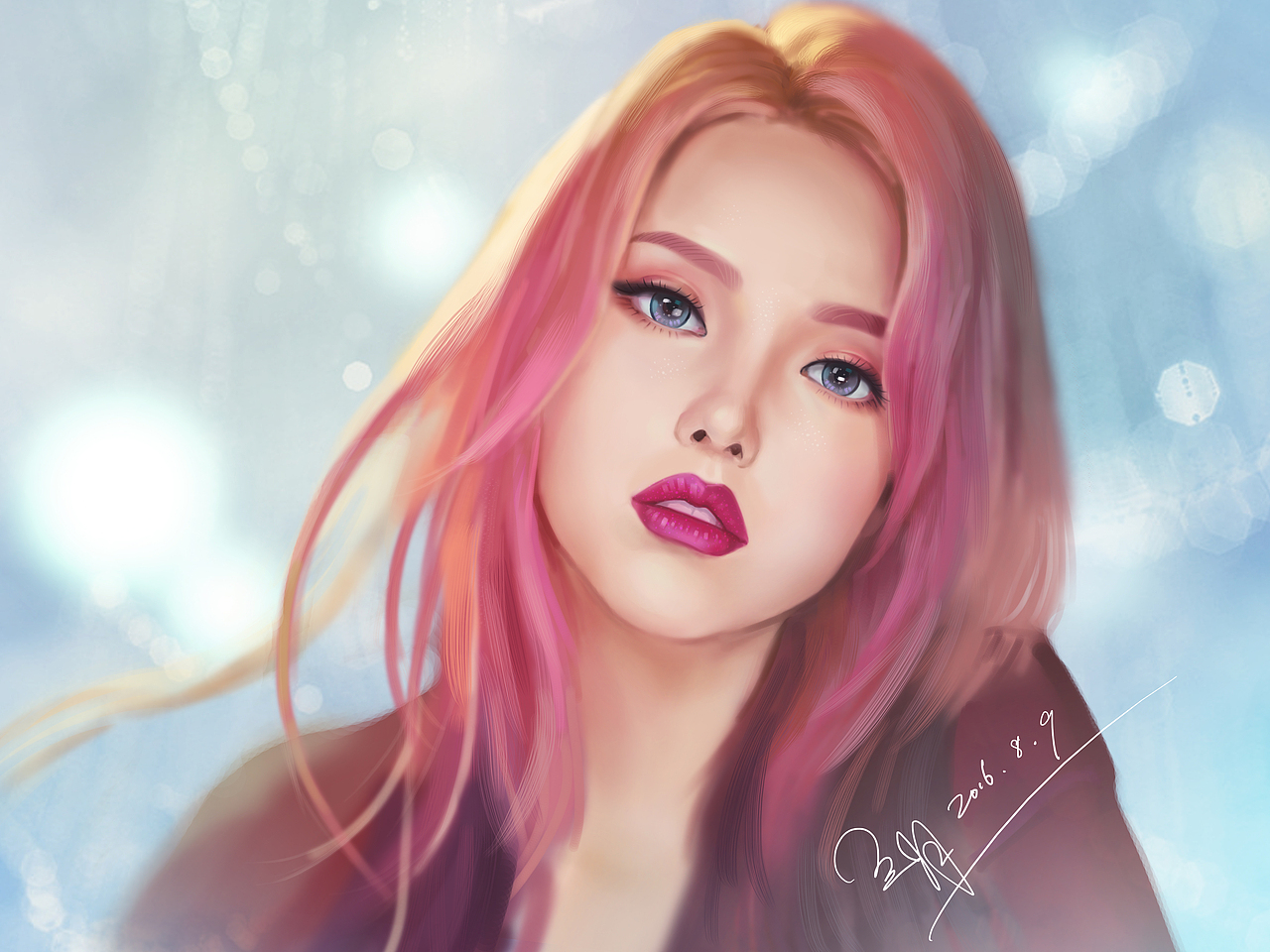 人像练习1（图ZNTY0NTA1MTY=） - 创作习作 - 站酷设计师丝月_mioxx原创素材 - 站酷ZCOOL