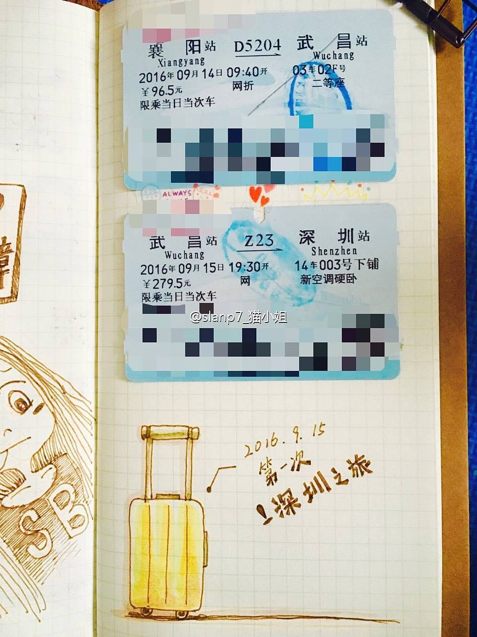 手账（图ZNjUxMzg4MDQ=） - 艺术插画 - 站酷设计师slanp7原创素材 - 站酷ZCOOL